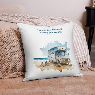Home is Where Our Campervan Takes Us - Pillow Case